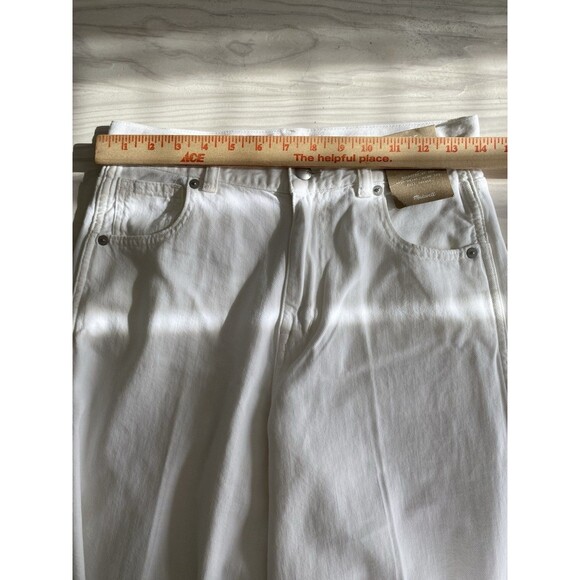 Madewell Womens Superwide-Leg Jeans True White NWT Size 25 - Picture 11 of 15